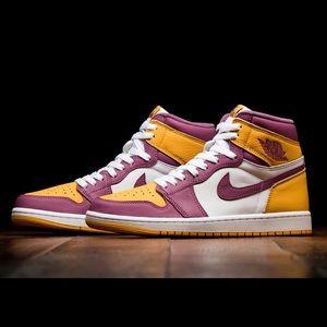 NIKE AIR JORDAN 1 HIGH Brotherhood Bordeaux Omega Sci Phi (SIZE 11.5, 12 & 13)